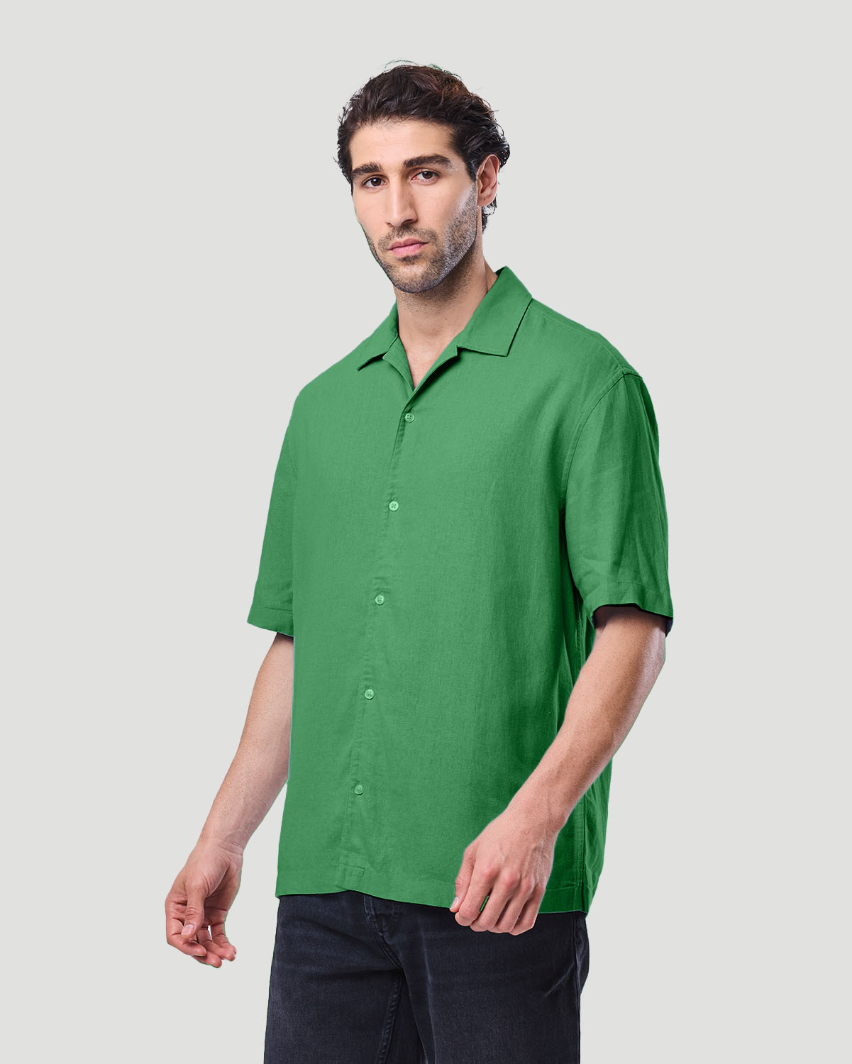 Men's Resort Shirt - Abundant Green image number 3