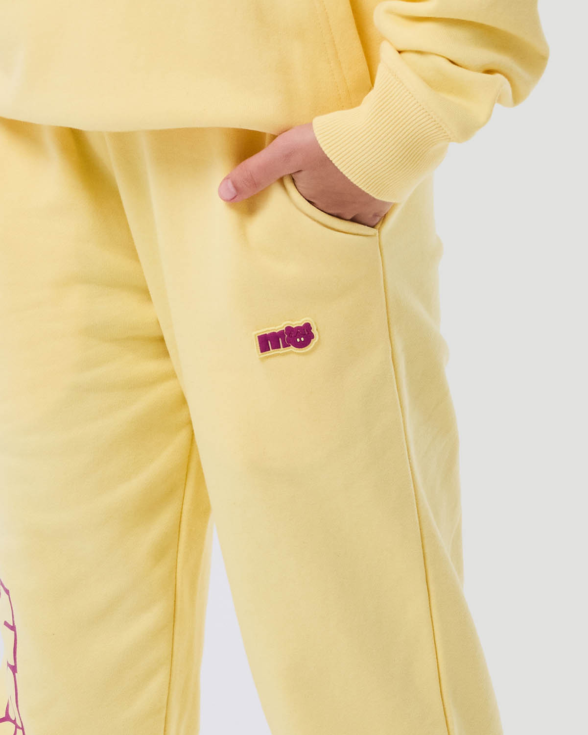 Girl's Jogger Pants - Pale Banana image number 4