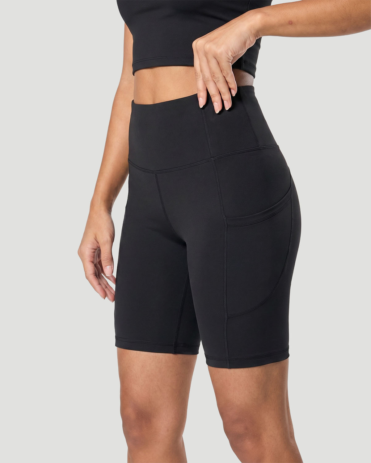 Women's Cycle Shorts - Jet Black image number 3