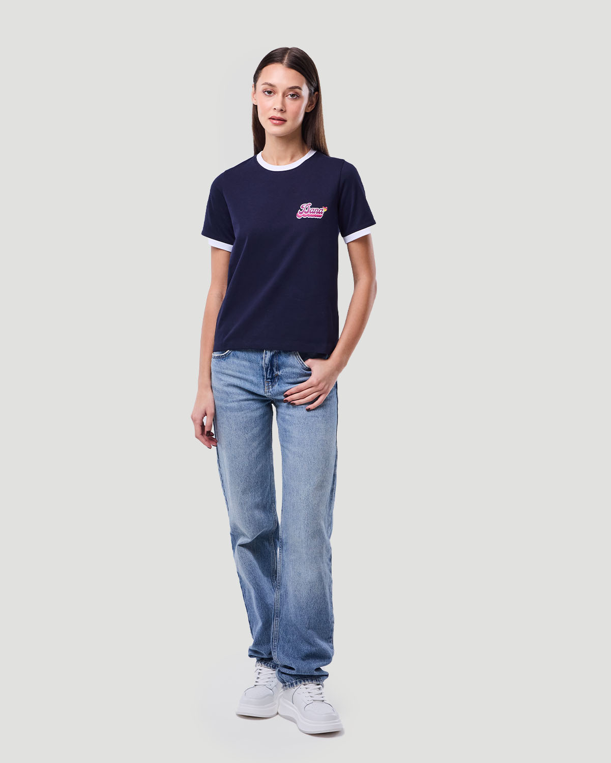 Women’s Ringer T-shirt - Bellwether Blue image number 0