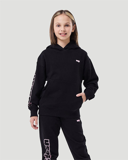Girl's Hoodie - Jet Black