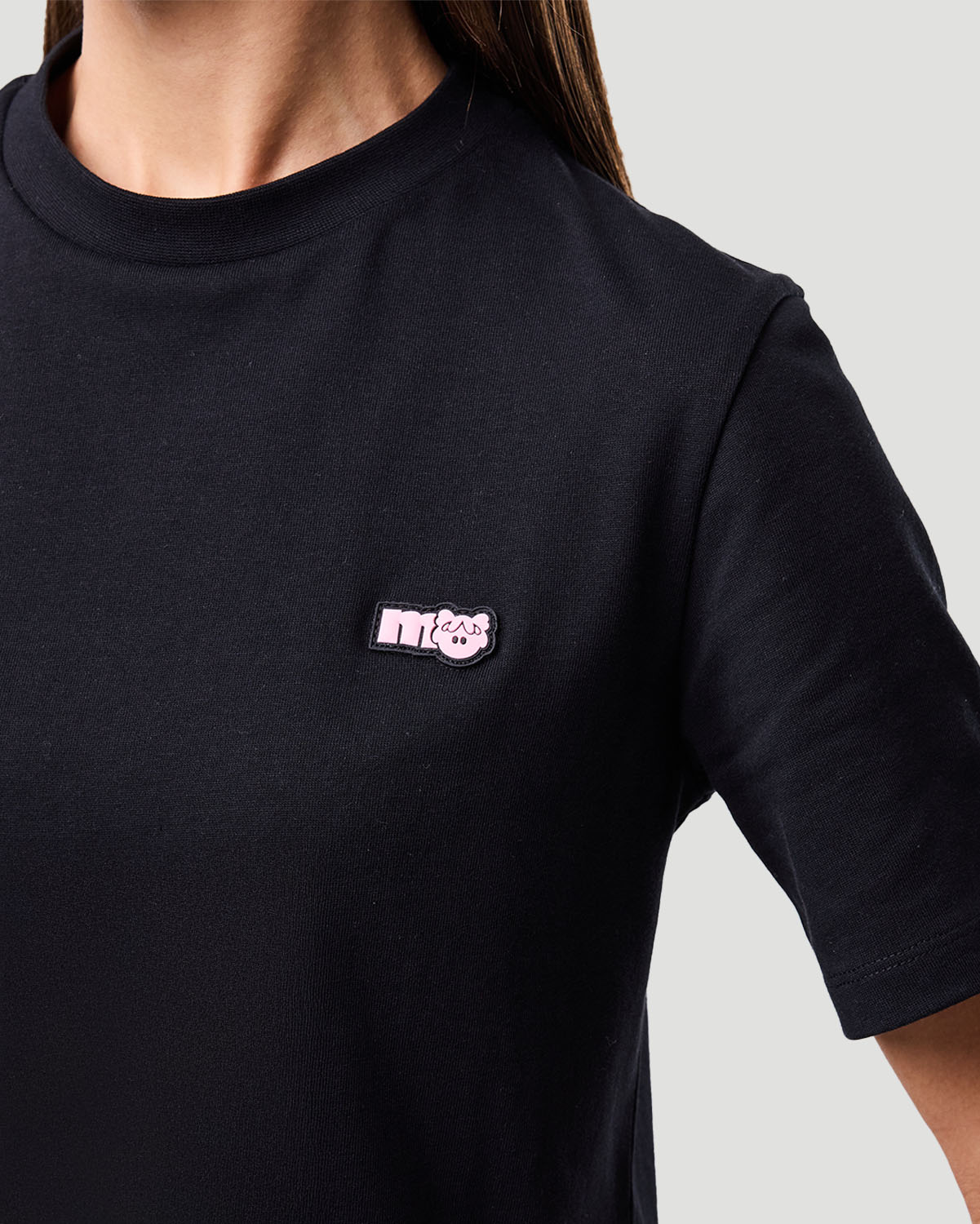 Women's Basic T-shirt - Jet Black image number 4