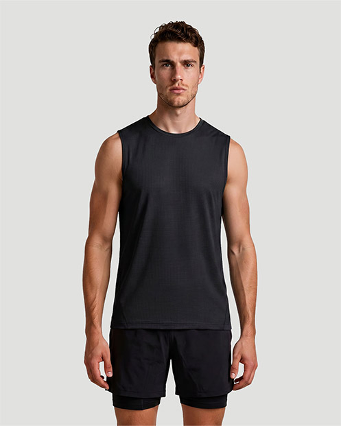 Men's Sleeveless T-Shirt - Jet Black