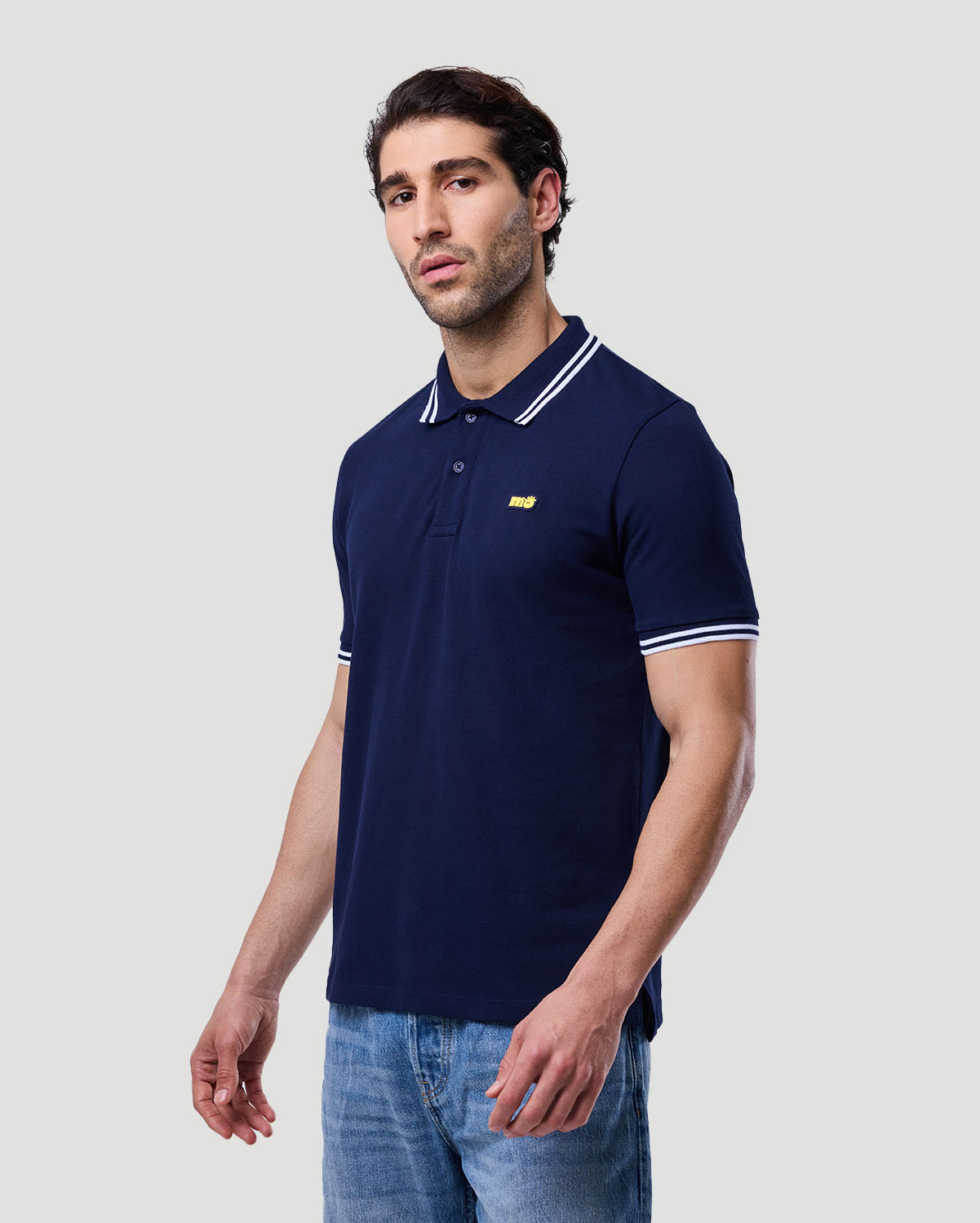 Men's Tipping Polo - Navy image number 2