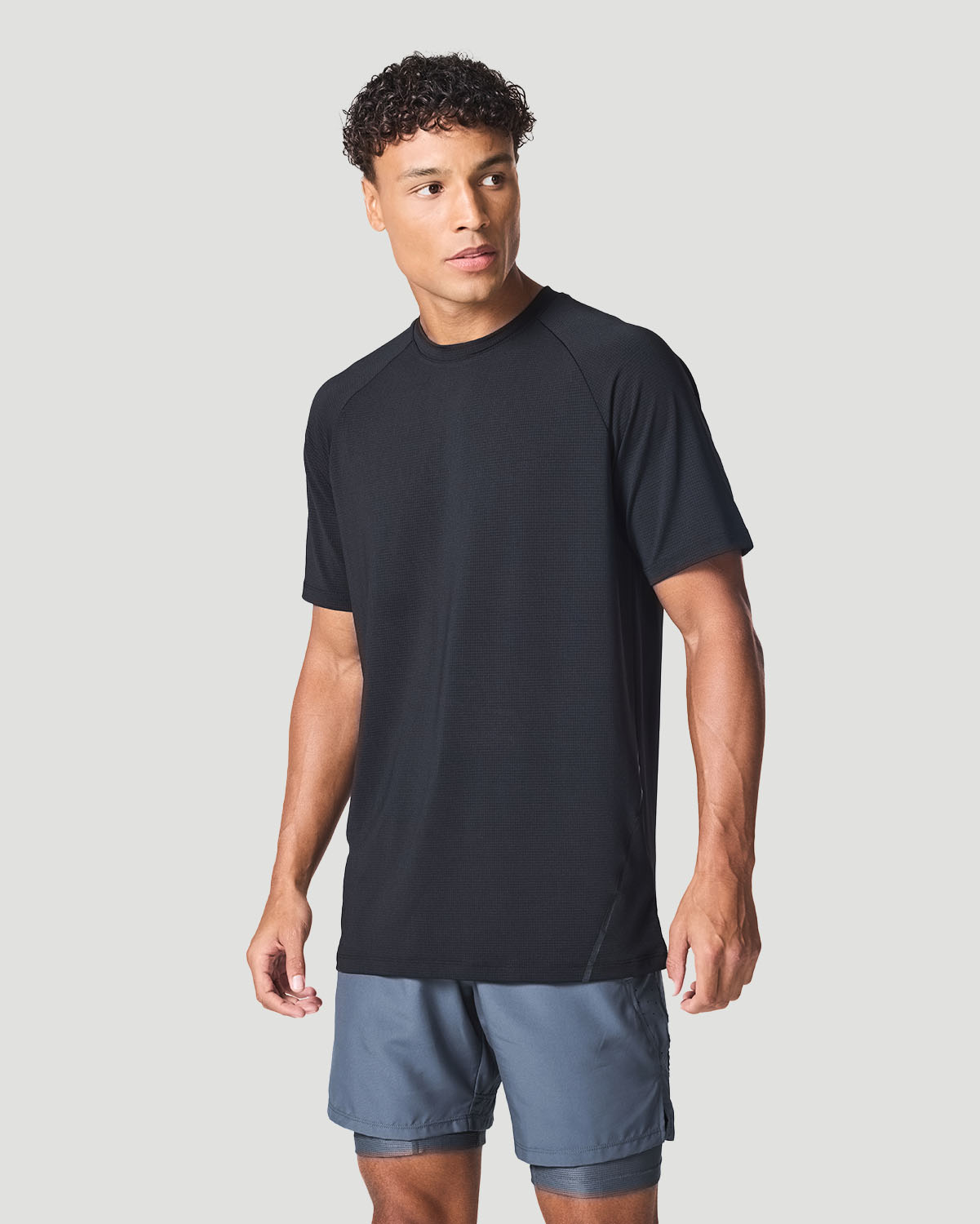 Men's Stretch T-Shirt - Jet Black image number 0