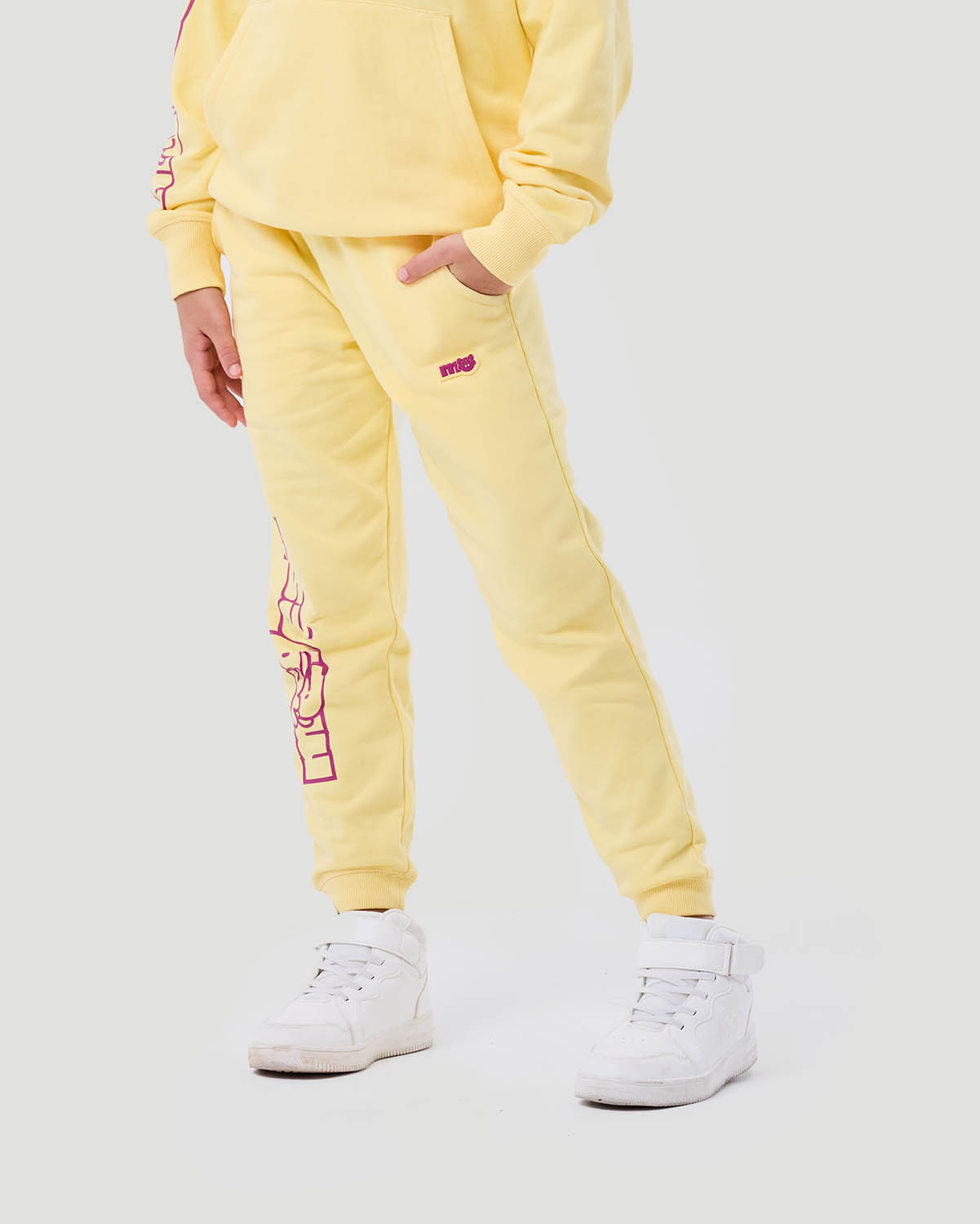 Girl's Jogger Pants - Pale Banana image number 3