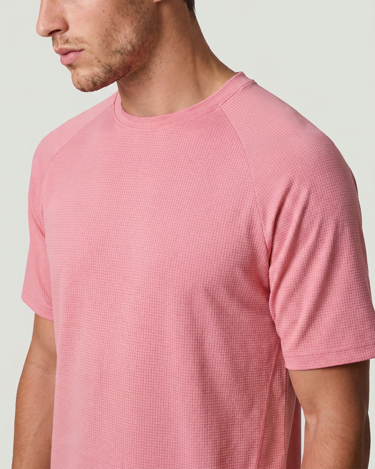 Men's Stretch T-Shirt - Cashmere Rose image number 4