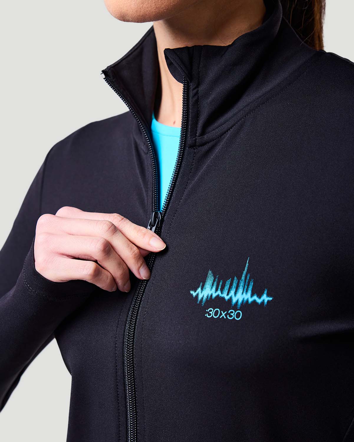 Women&rsquo;s Track Jacket - Jet Black image number 2