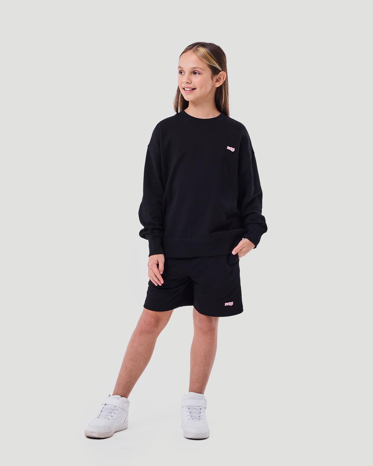 Girl's Sweatshirt - Jet Black image number 1