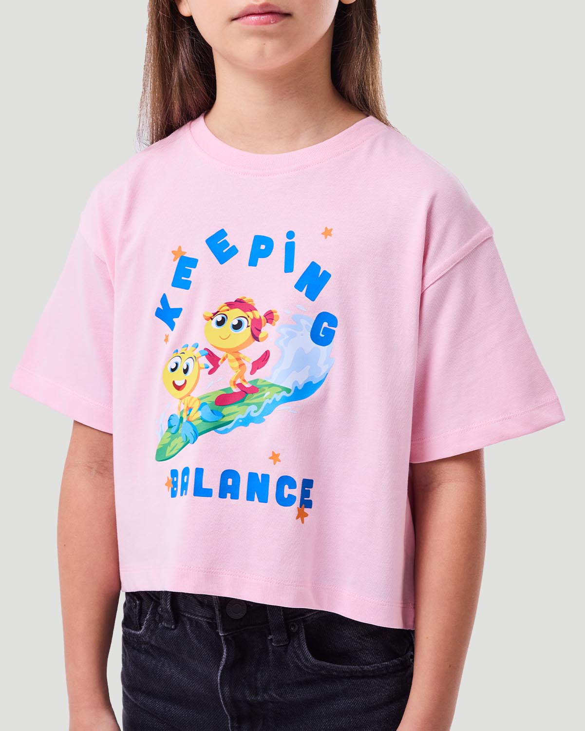 Girl's Graphic T-shirt - Sweet Lilac image number 4