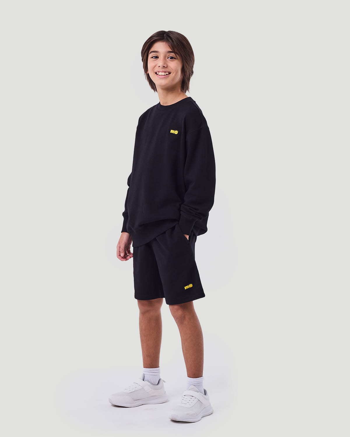 Boy's Sweatshirt - Jet Black image number 1