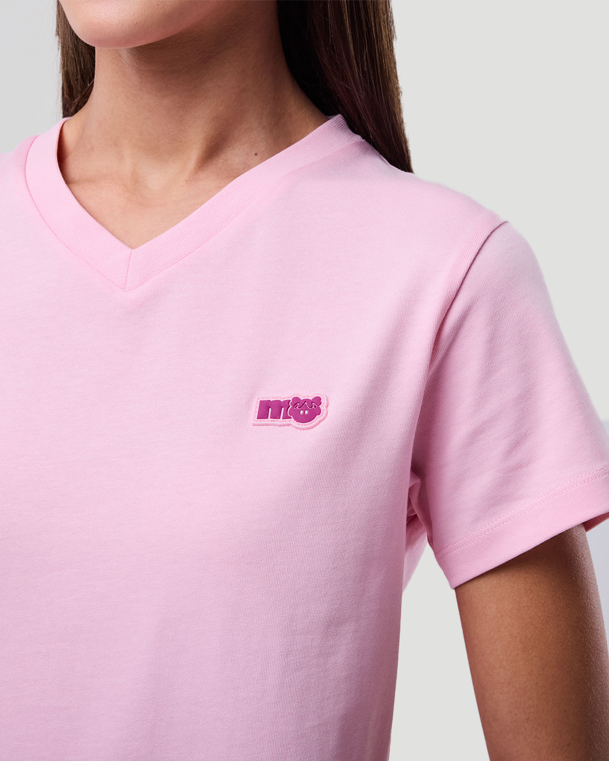 Women's V-Neck T-shirt - Sweet Lilac image number 4