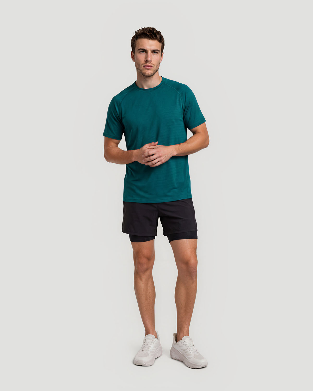 Men's Stretch T-Shirt - Shaded Spruce image number 3