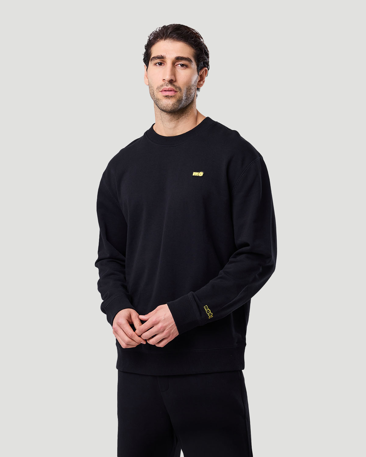 Men's Sweatshirt - Jet Black image number 2