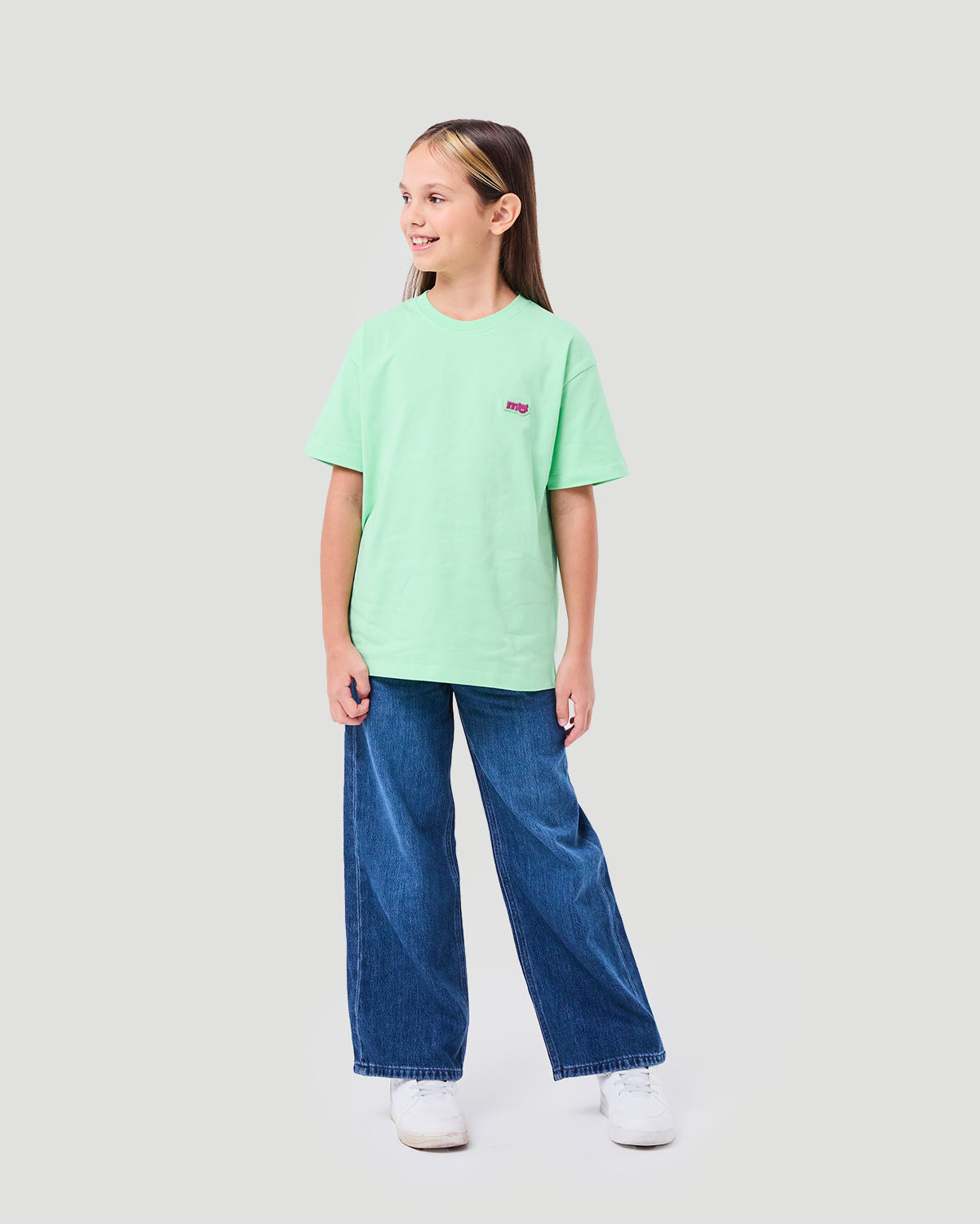 Girl's T-shirt - Green Ash image number 2