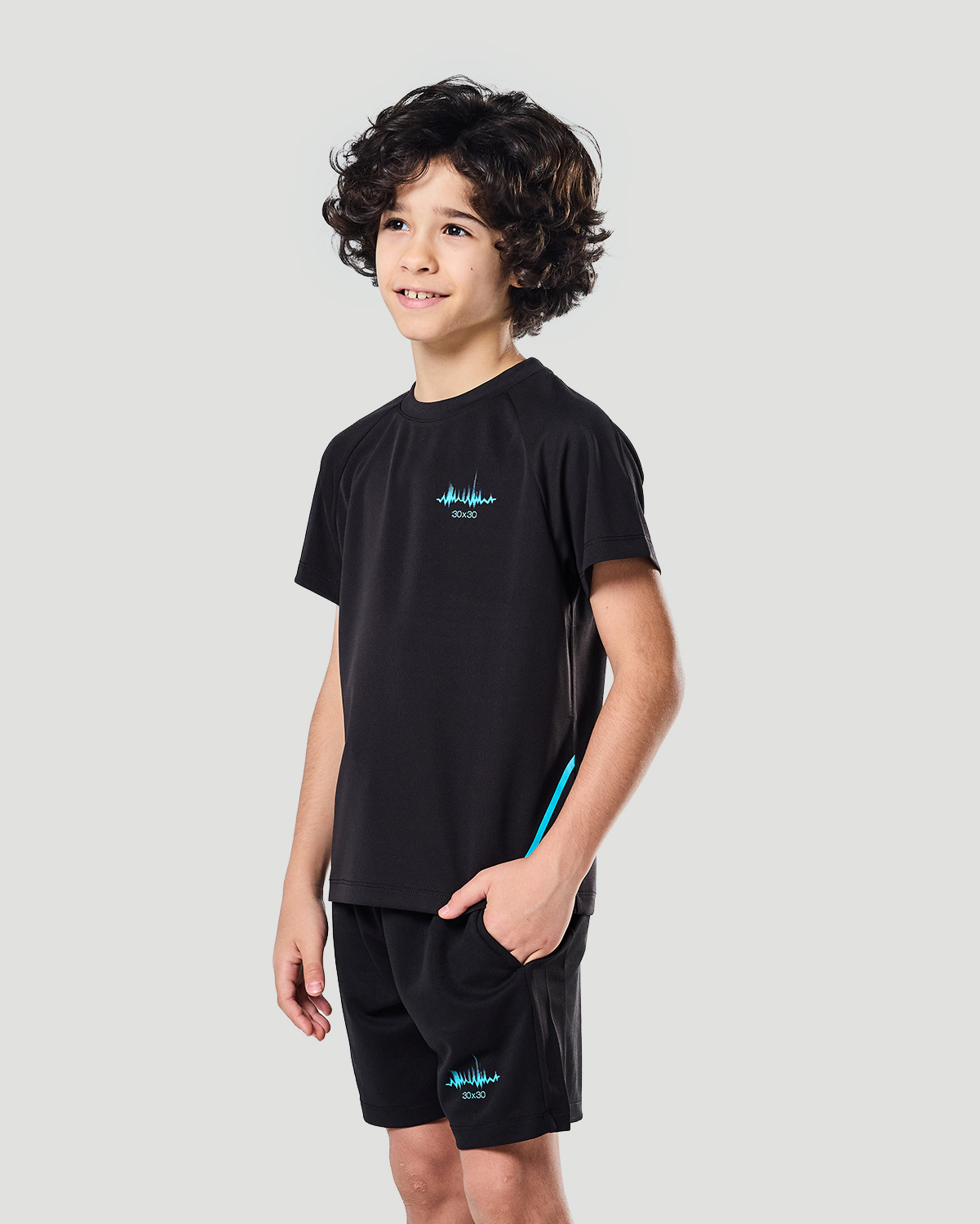Boys Training T-shirt - Jet Black image number 1