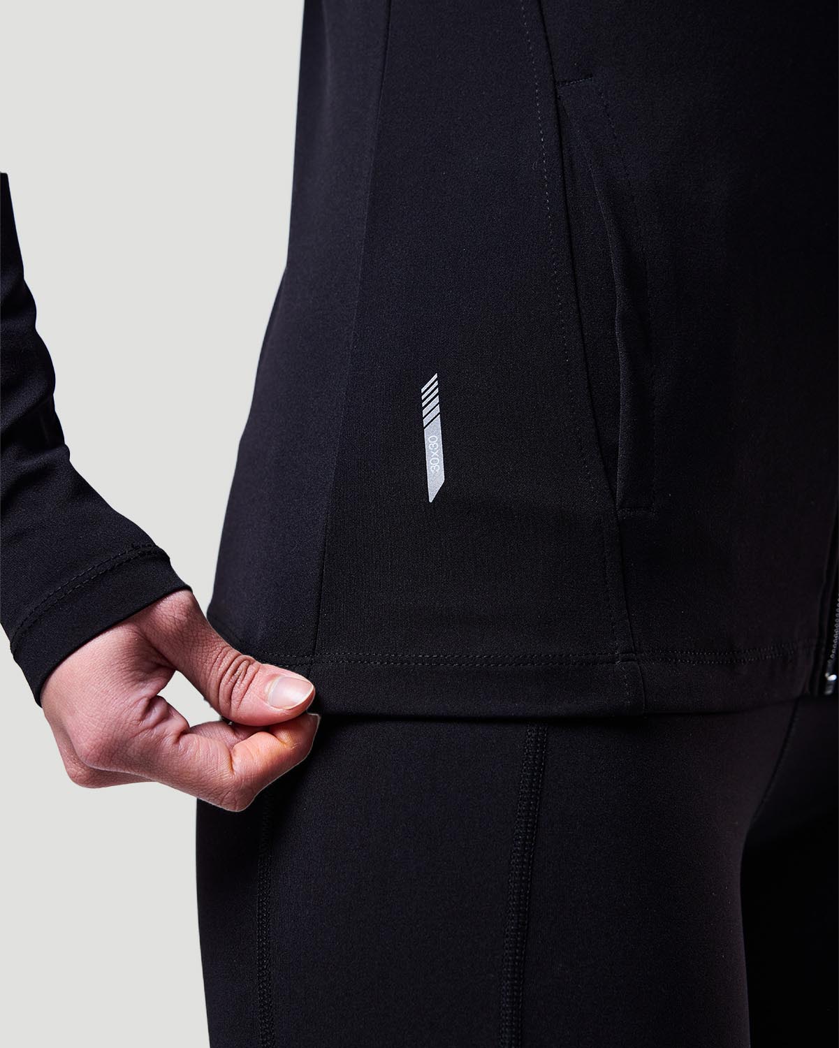 Women&rsquo;s Track Jacket - Jet Black image number 3