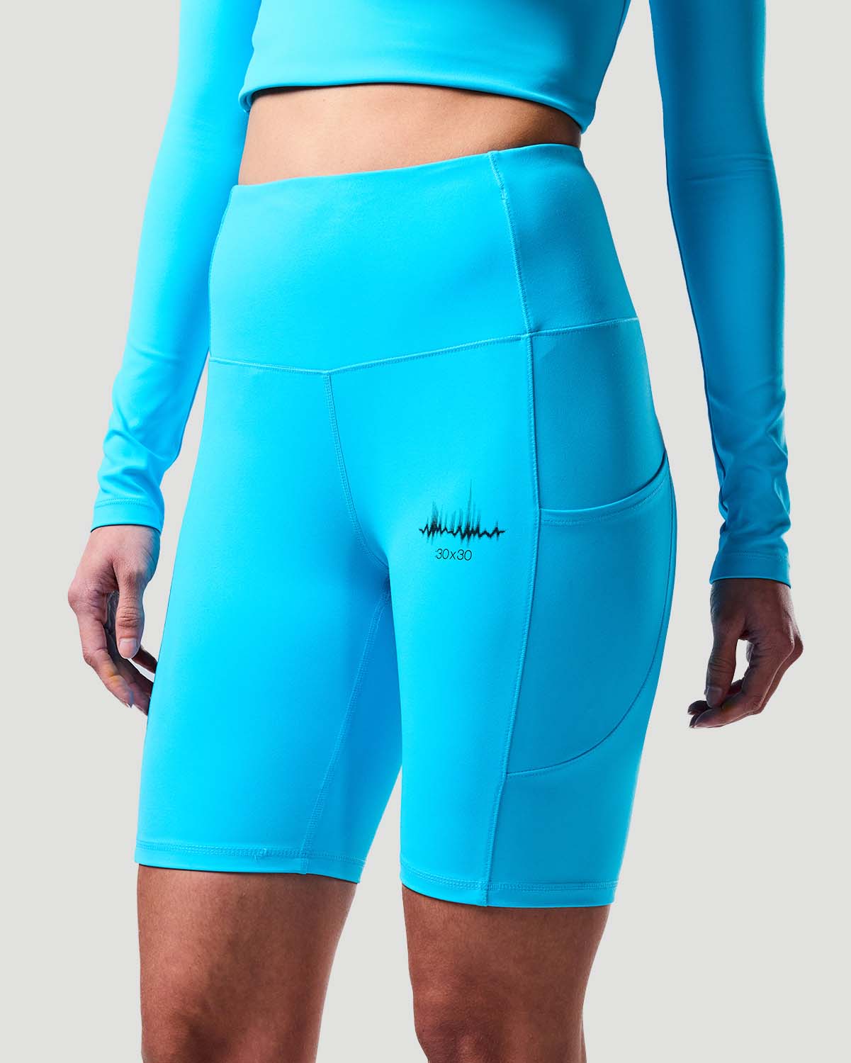 Cycling Shorts - Blue Atoll image number 1