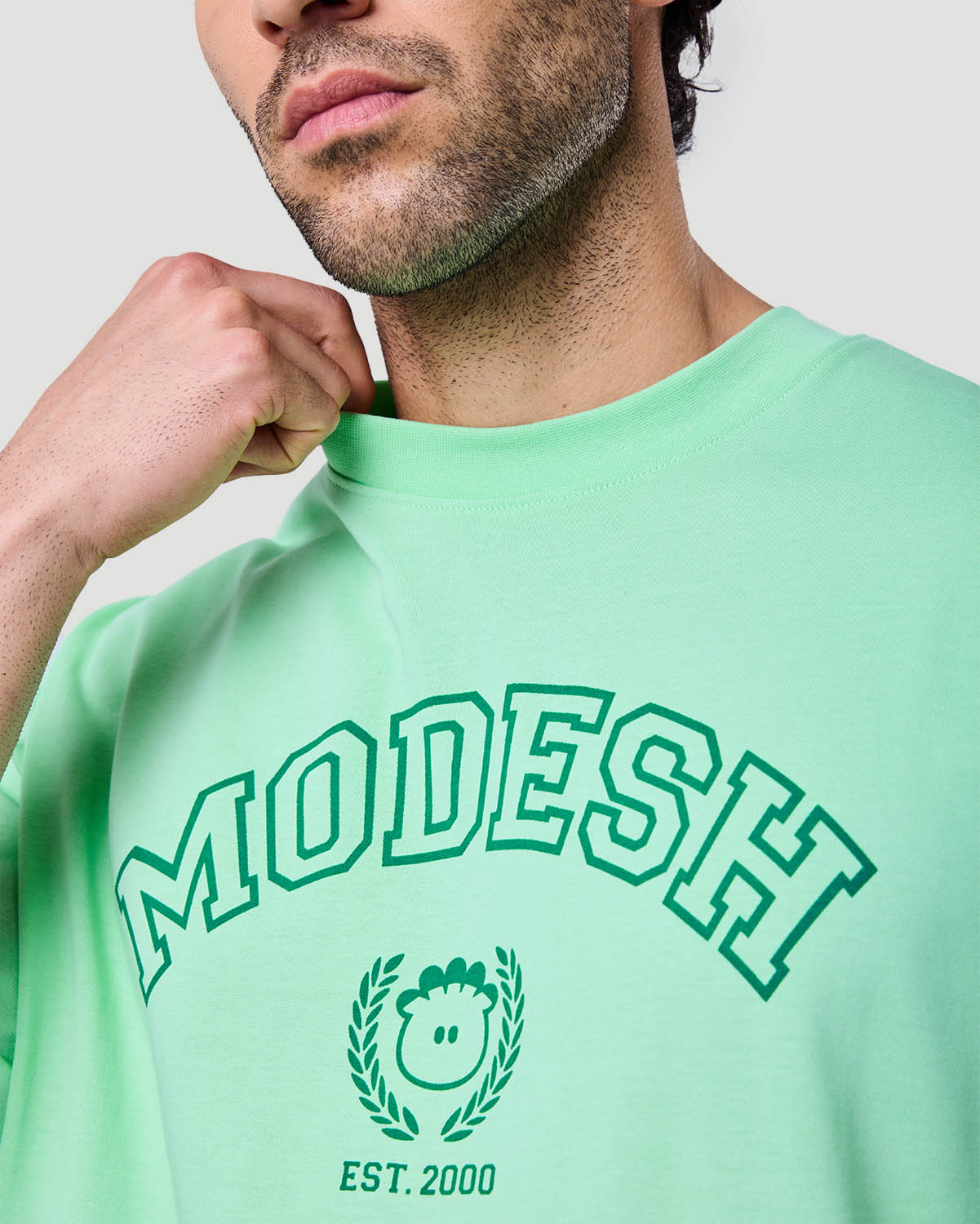 Men's Graphic T-shirt - Green Ash image number 5