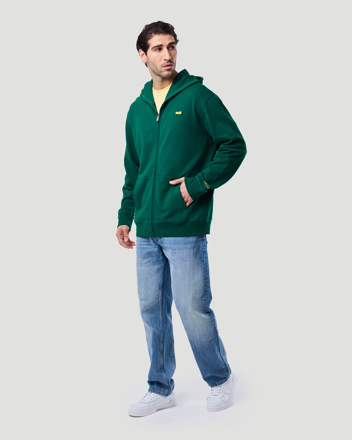 Men's Zip Hoodie - Evergreen image number 1