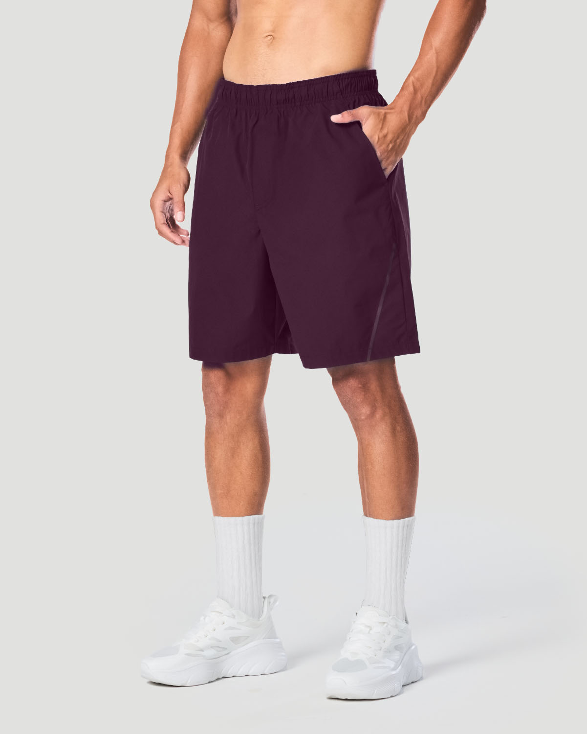 Men's Regular Shorts - Italian Plum image number 0