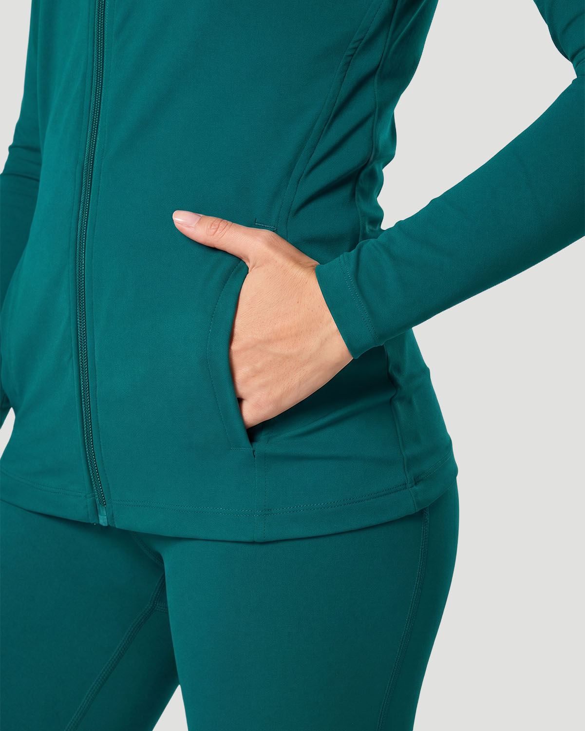 Women's Track Jacket - Shaded Spruce image number 4