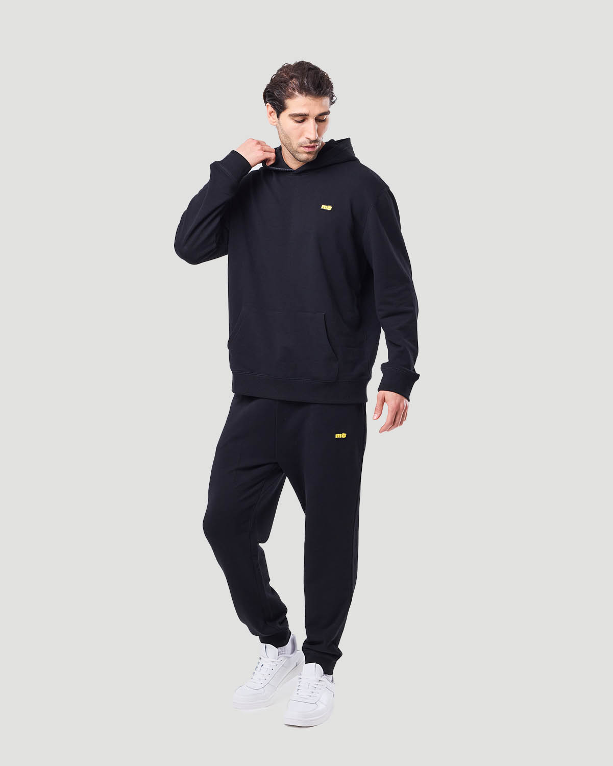 Men's Hoodie - Jet Black image number 1