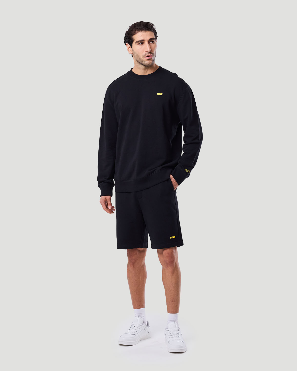 Men's Sweatshirt - Jet Black image number 0