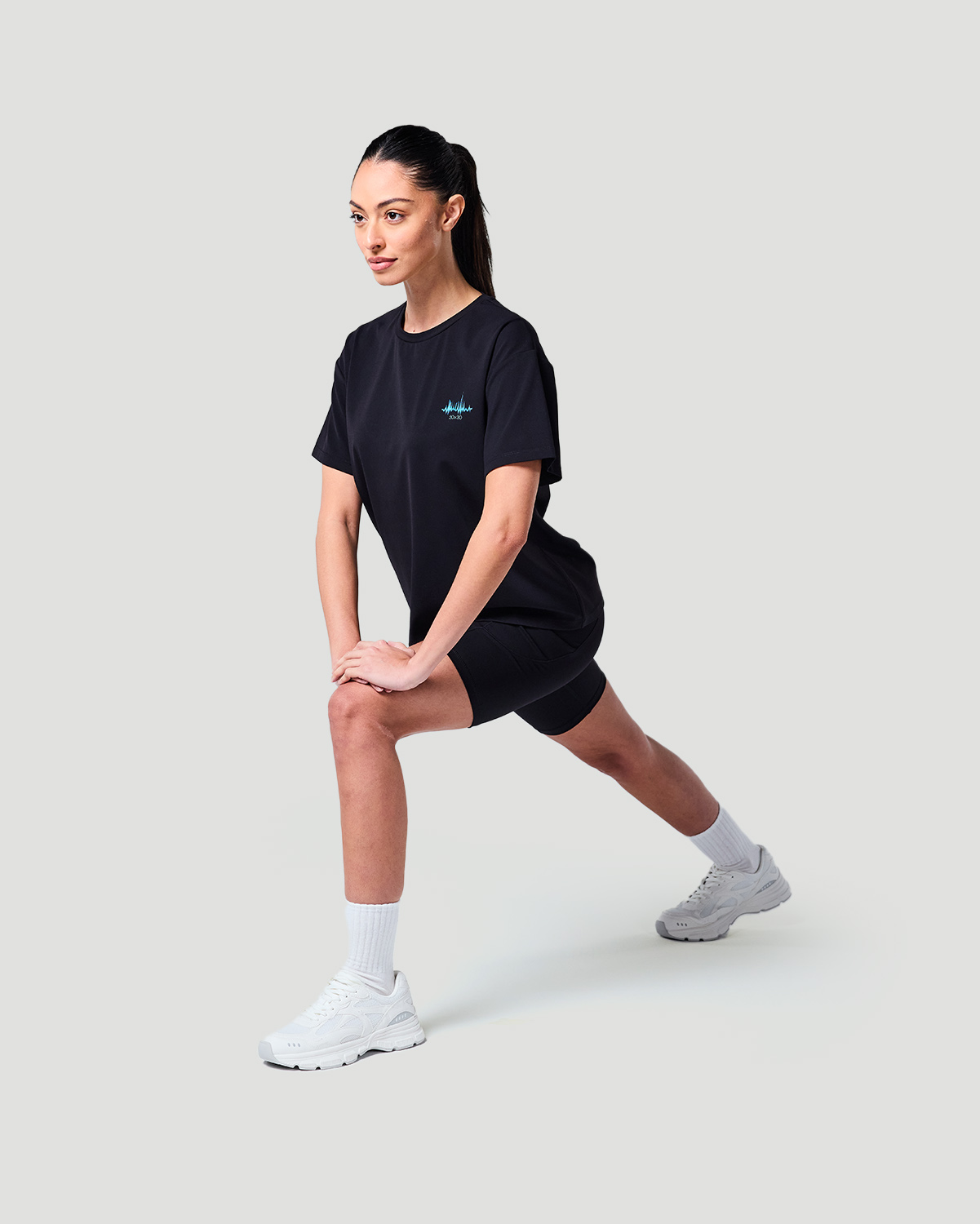 Boxy T-shirt - Jet Black image number 3