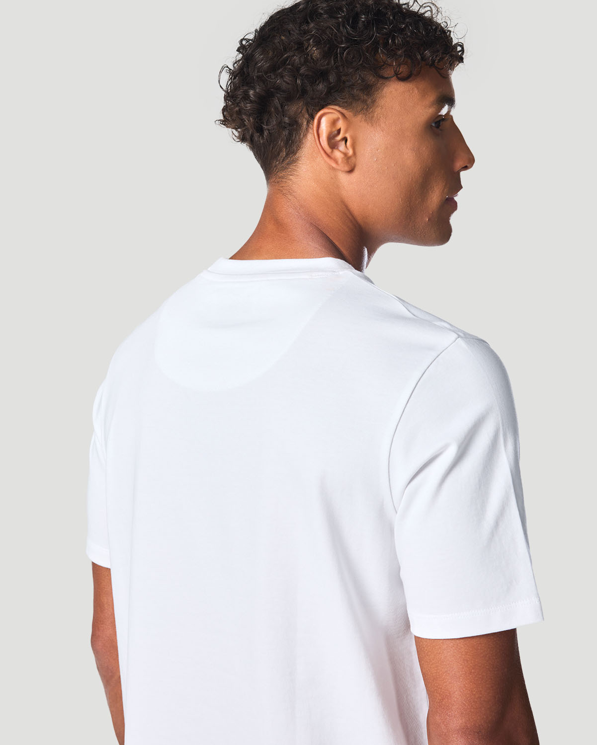 Men's Basic T-shirt - White image number 2