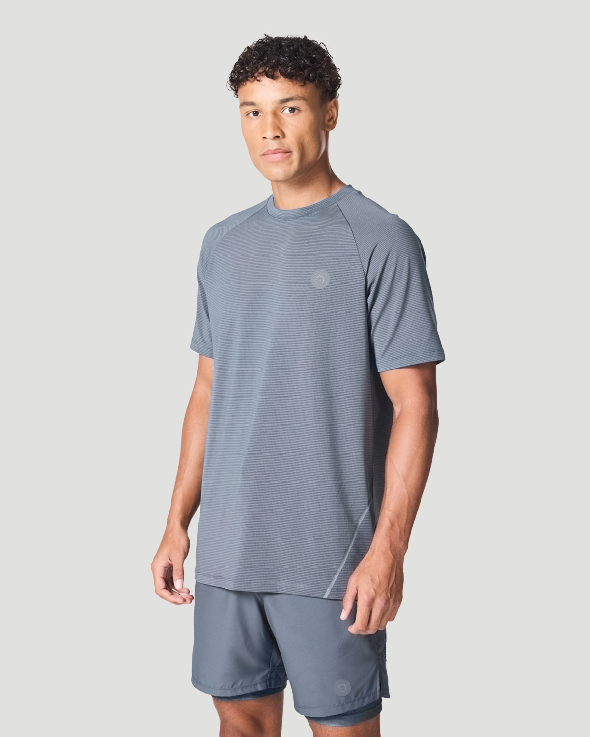 Men's Crew Neck T-Shirt - Castor Grey image number 0