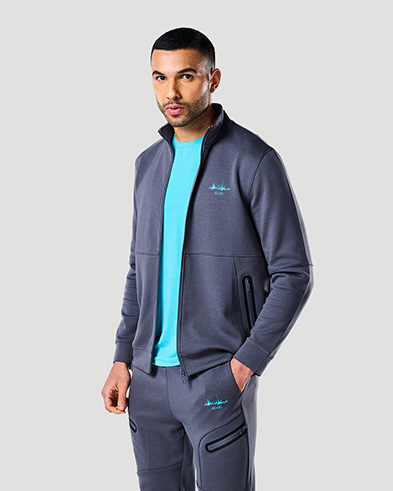 Men&rsquo;s Track Jacket - Castor Grey