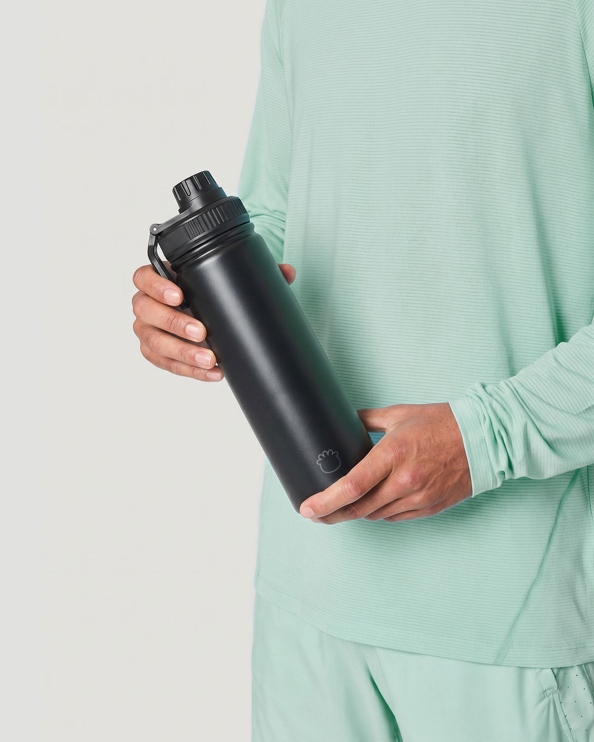 Gym Water Bottle - Jet Black image number 3