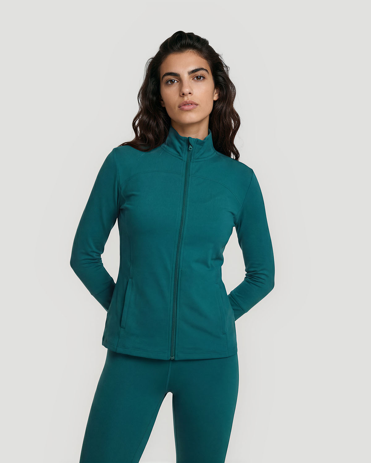 Women's Track Jacket - Shaded Spruce image number 1