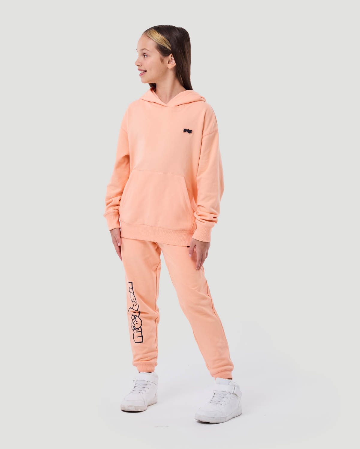 Girl's Jogger Pants - Papaya Punch image number 2