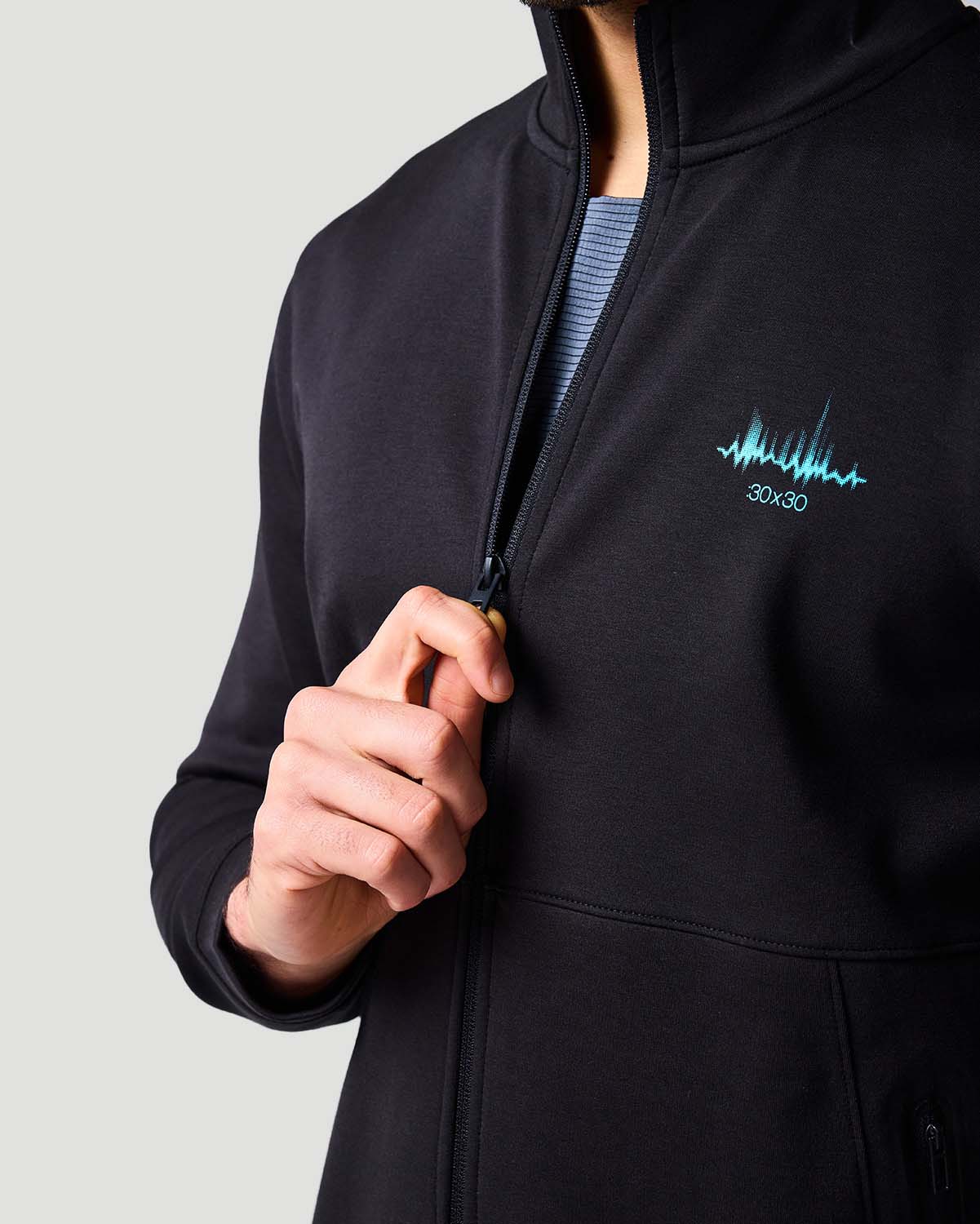 Men’s Track Jacket - Jet Black image number 2