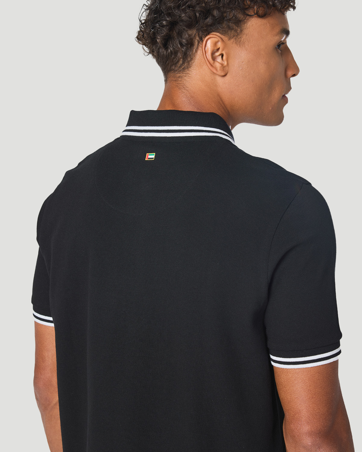 Men's Polo T-Shirt - Jet Black image number 3