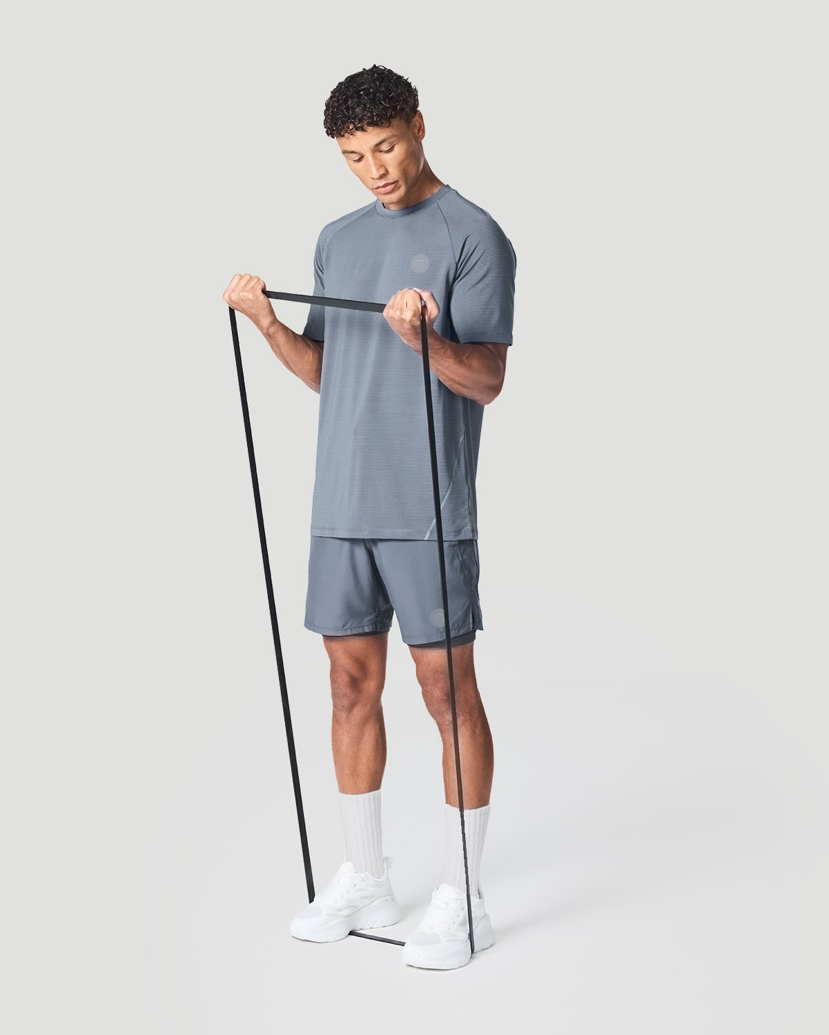 Men's Crew Neck T-Shirt - Castor Grey image number 5