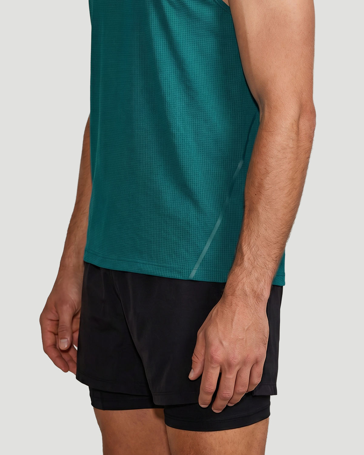 Men's Sleeveless T-Shirt - Shaded Spruce image number 5