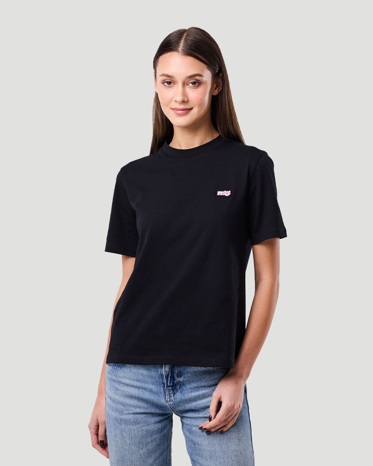 Women's Basic T-shirt - Jet Black image number 3
